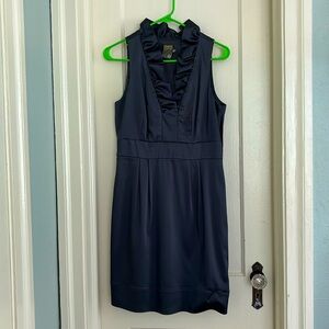 Size 8P Graphite Mini Dress by Taylor
